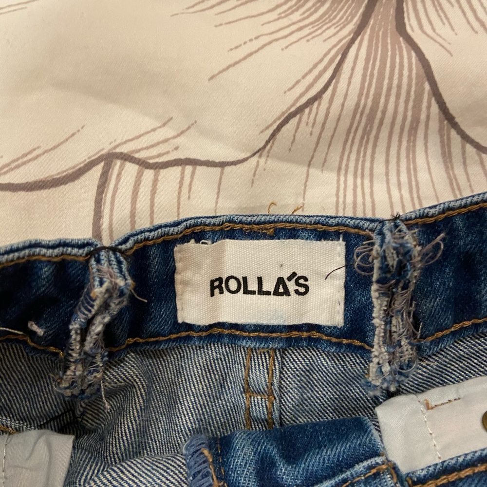 Altered Rollas Mirage High Loos Denim Shorts View 4